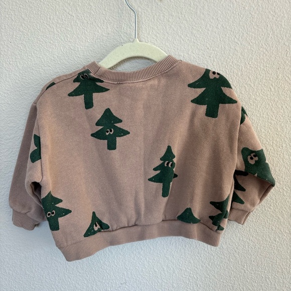 Zara Kids Tree Print Sweatshirt - Brown & Green - Picture 3 of 3